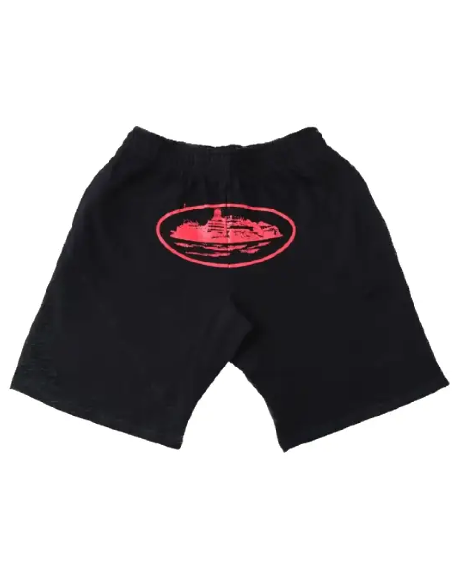 Corte Alcatraz Shorts Black/Red