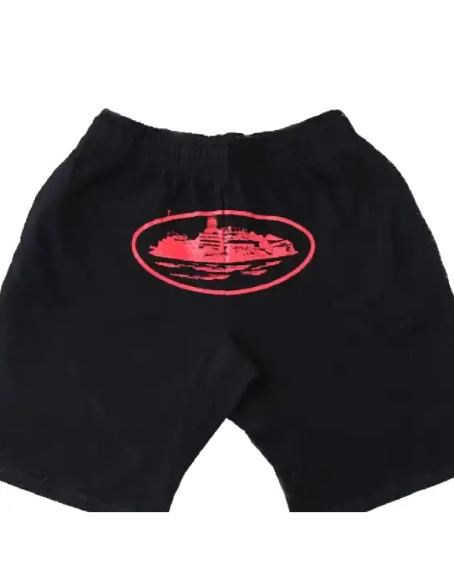 Corte Alcatraz Shorts Black/Red