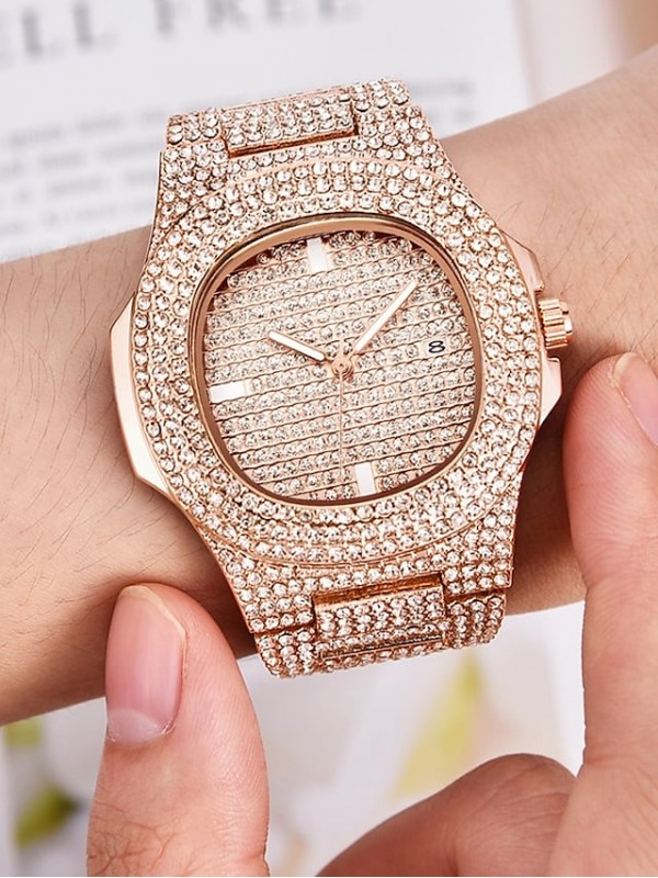 Watches Luxury Date Quartz Wrist Watches With Watch For Women Men Jewelryfor Men's Analog Quartz Luxury Calendar  Date #6929366