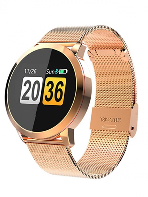 Q8 Smart Watch Smartwatch Fitness Running Watch Smart Wristbands Fitness Band Bluetooth Pedometer Call Reminder Activity Tracker Sleep Tracker Sedentary Reminder Compatible with Android iOS IP 67 #8056681