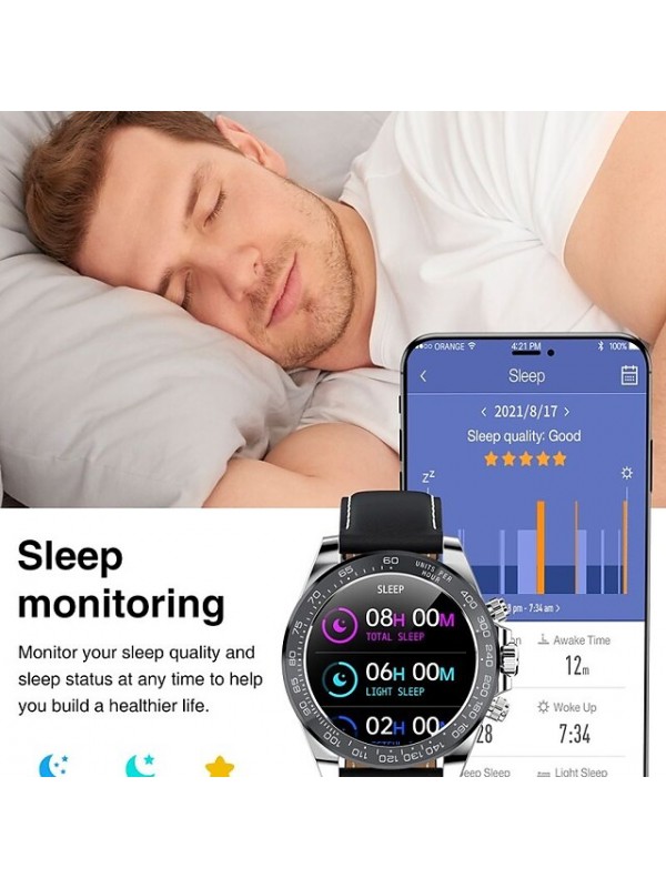 Factory Outlet AW13 Smart Watch 1.28 inch Smartwatch Fitness Running Watch Bluetooth Pedometer Call Reminder Fitness Tracker Compatible with Android iOS Women Men Waterproof Long Standby Hands-Free #9007983