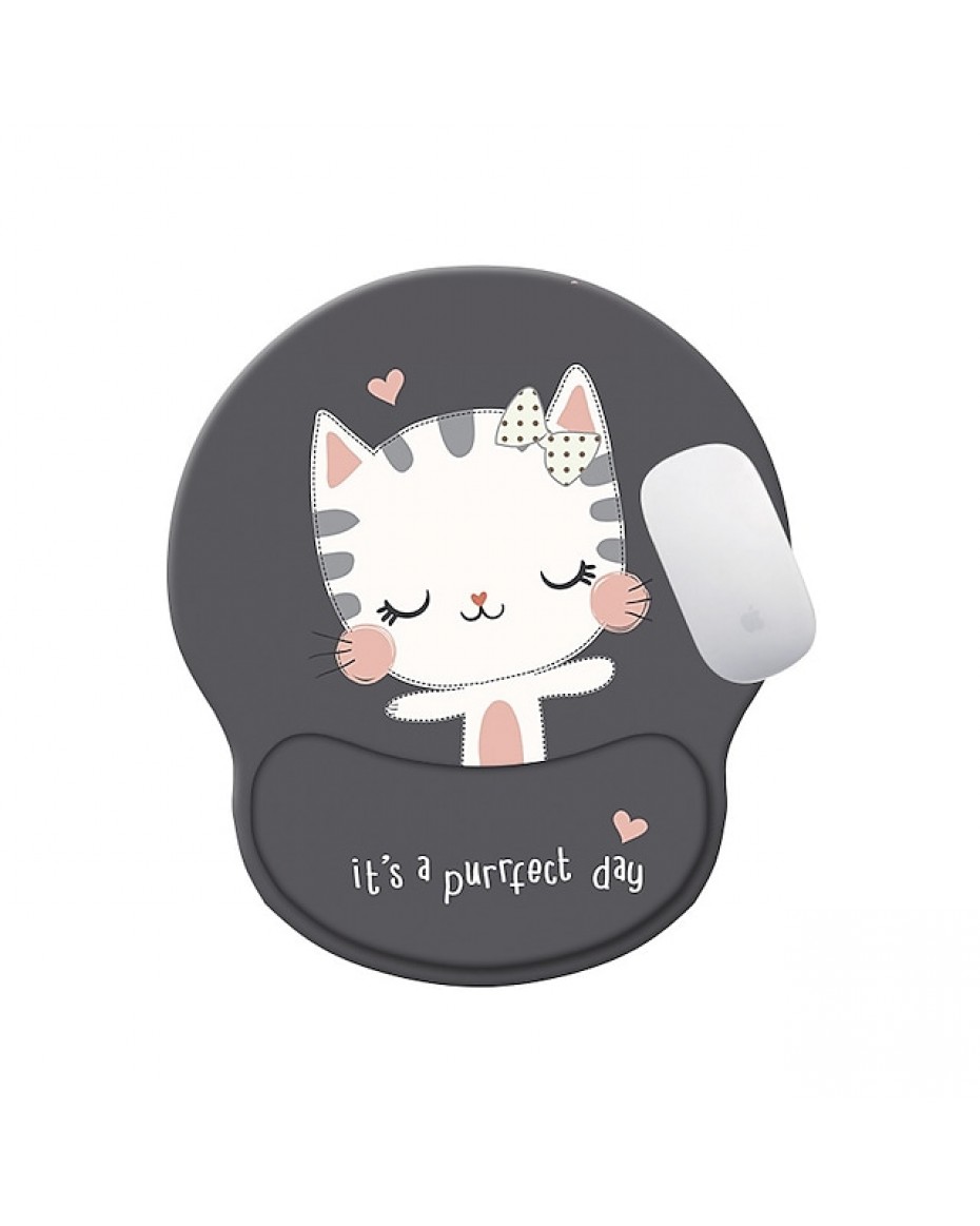 Wrist Rest Mouse Pad 9.8*8.9 inch Non-Slip Silicone Cloth Memory Foam Mousepad for Computers Laptop PC Office Home Gaming #8989439