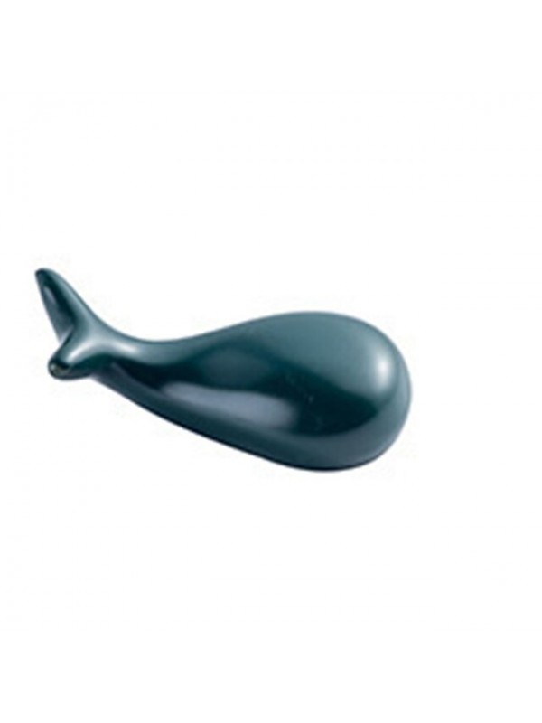 Creative Chopstick Holder Little Whale Chopsticks Holder Chopstick Holder Ceramic Household Holder Holder Chopsticks Pillow Cute Decoration Chopsticks Drag #8802144