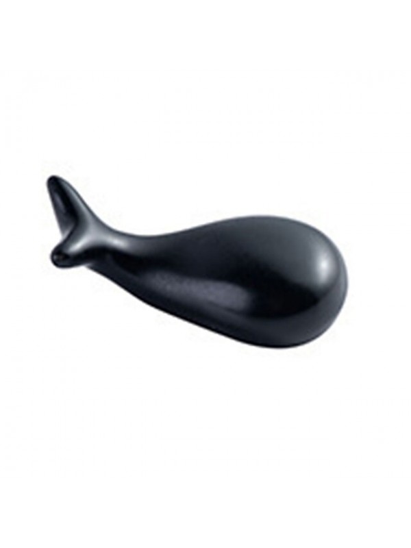 Creative Chopstick Holder Little Whale Chopsticks Holder Chopstick Holder Ceramic Household Holder Holder Chopsticks Pillow Cute Decoration Chopsticks Drag #8802144