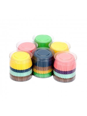 100pcs Random Mixed Color Cupcake Cup #8997462