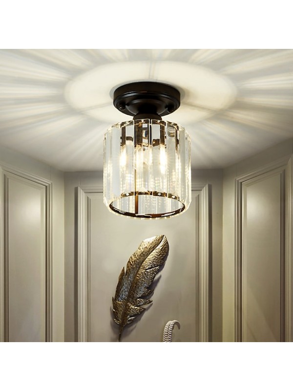 12 cm Unique Design Flush Mount Lights Crystal Electroplated Modern Nordic Style 220-240V #8165444