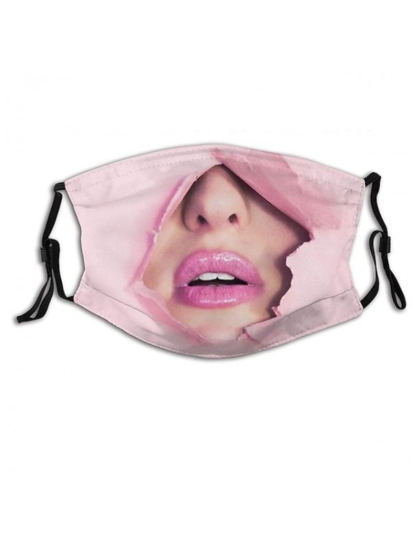 Men's Face cover Cotton Streetwear Home Adults Mouth Mask Reusable Anti Dust Mask Washable Mouth Protector 3D Print #8657753