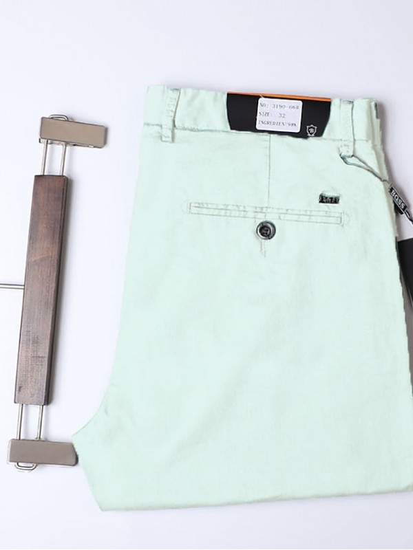 Men's Casual Chino Dress Pants Straight Pants Classic Pocket Full Length Pants Business Casual Micro-elastic Solid Color Cotton Comfort Outdoor Mid Waist ArmyGreen Green Blue Black Gray 32 33 34 36 38 #8843701