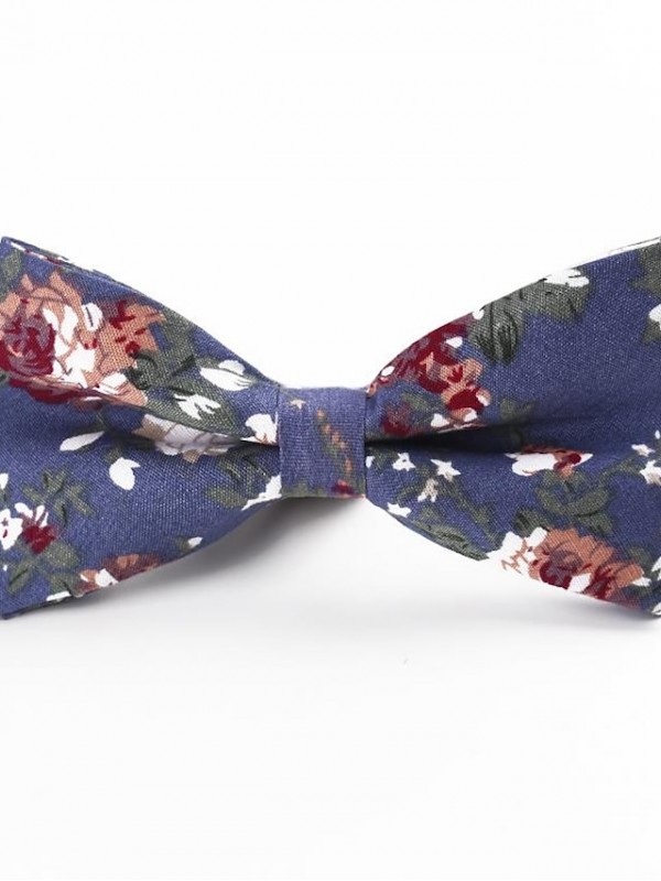 Men's Men's Classic Bow Ties On Formal Solid Tuxedo Bowtie Wedding Party Work Bow Tie -Floral  Print 1 PC #7193499