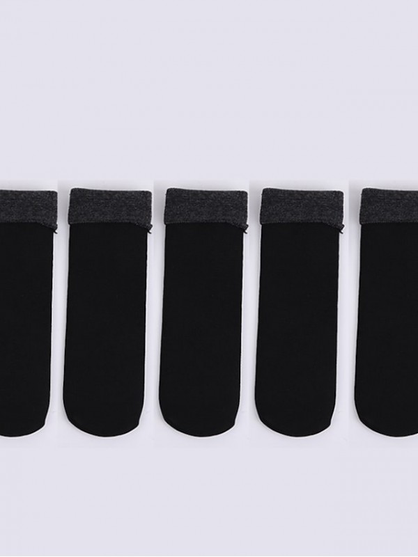 Comfort Men's Socks Multi Color Socks Casual Socks Medium Casual Multi color 5 Pairs #8948617