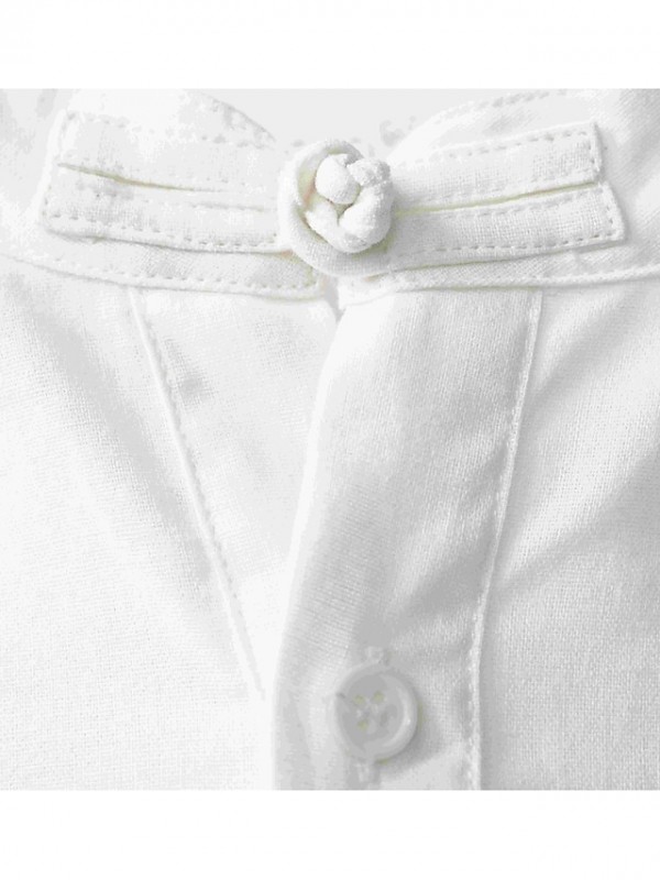 Men's Shirt Solid Color Collar Street Sports Outdoor Short Sleeve Tops Cotton Casual Daily Breathable Comfortable Henley Light Blue Green off-white / Summer/Beach #8484200