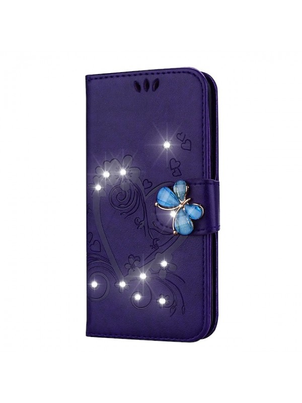 Phone Case For Samsung Galaxy Full Body Case S20 S20 Plus S20 ultra S20 FE 5G S9 Galaxy A91 / M80S S10 + M30 Galaxy Note 10 Galaxy A81 / M60S Wallet Card Holder Shockproof Solid Colored PU Leather #8817561