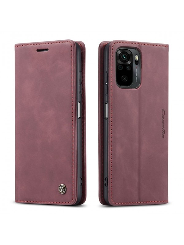 Xiaomi Full Body Case Leather Wallet Card Redmi K30S redmi k30 pro Mi 11 Lite Note 10 Pro Max Wallet Card Holder Flip Solid Colored PU Leather TPU #8614587