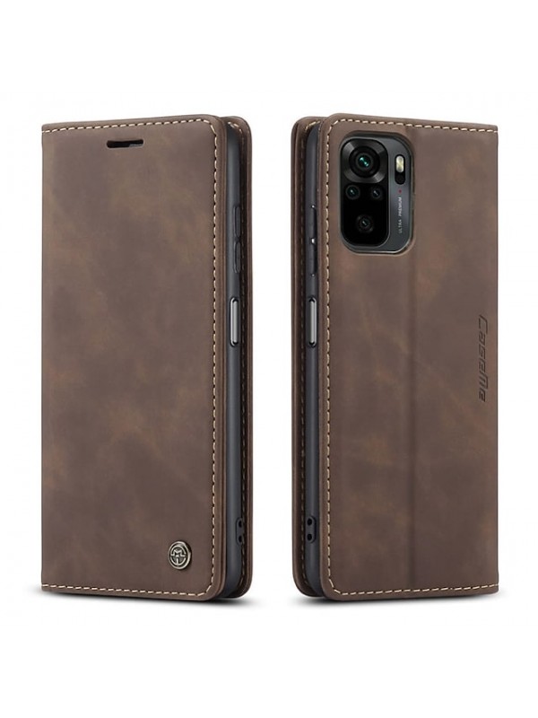 Xiaomi Full Body Case Leather Wallet Card Redmi K30S redmi k30 pro Mi 11 Lite Note 10 Pro Max Wallet Card Holder Flip Solid Colored PU Leather TPU #8614587