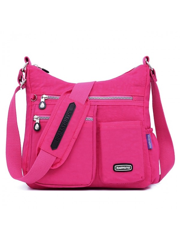 women waterproof large capacity multi-layer crossbody bag rose red grape purple fashion meter sea blue #8485184