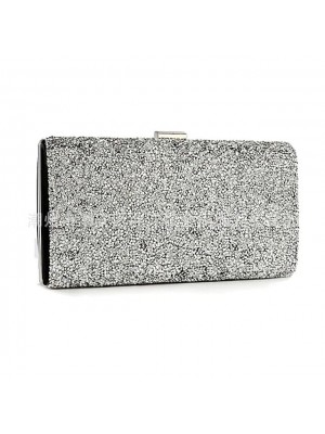 Women's Evening Bag Wedding Bags Handbags Evening Bag Alloy Sequin Glitter Shine Party Daily Date Black Grey Black Silver Gold #6785310