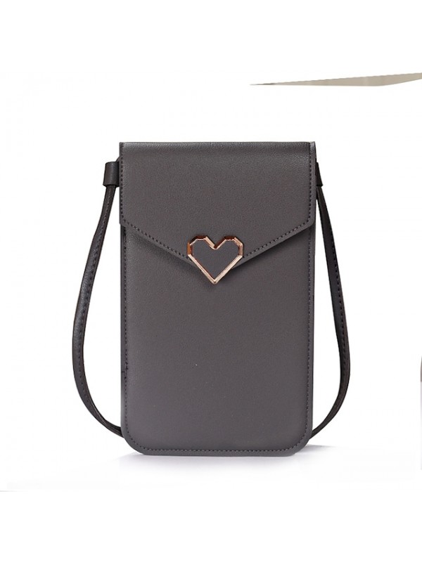 touch screen phone pu leather for women bag,mini crossbody mobile phone shoulder bag,lightweight buckle anti thefttouch adjustable long strap convenient crossbody #8398546