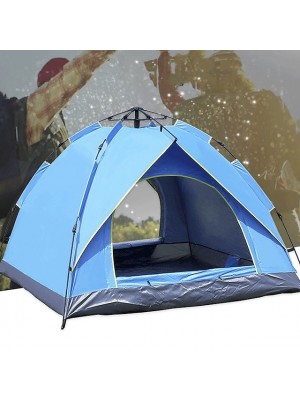 outdoor camping tent 2-4 people fully automatic tent spring type quick-opening rainproof sunscreen camping tent manufacturer #9004962