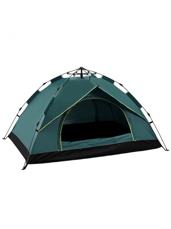 outdoor camping tent 2-4 people fully automatic tent spring type quick-opening rainproof sunscreen camping tent manufacturer #9004962