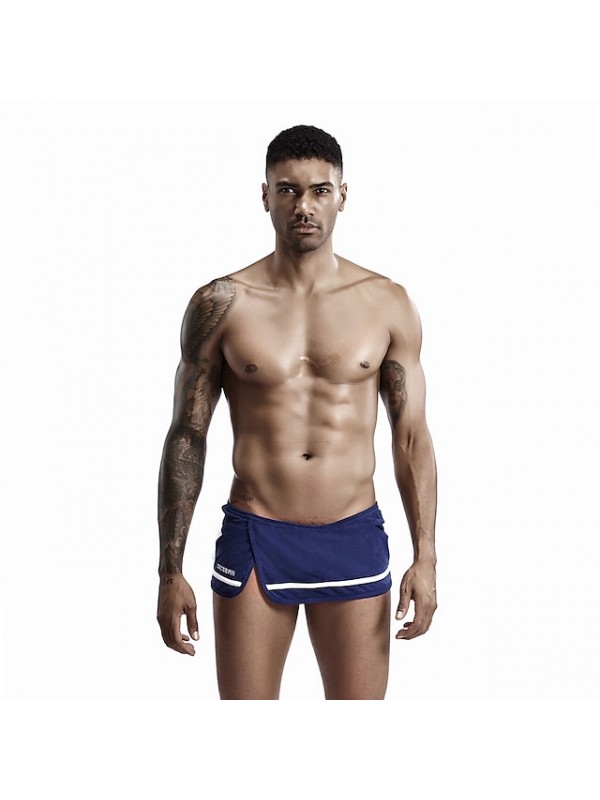 SEOBEAN? Men's Sports Underwear Running Shorts Sports & Outdoor Skirt Underwear Briefs Stripe-Trim Running Jogging Training Quick Dry Breathable Soft Sport Stripes White Black Red Grey Green Dark Blue #7982319