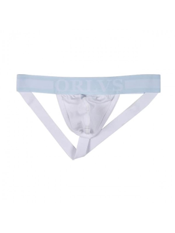 Men's Jockstrap Athletic Supporters Sports Underwear Sports & Outdoor Shorts Bottoms Cotton Winter Running Walking Jogging Training Quick Dry Breathable Soft Sport White Orange Green Sky Blue #8057350