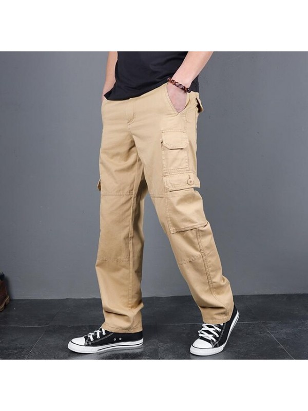 Hiking Cargo Pants Hiking Pants Trousers Military Summer Outdoor Ripstop Breathable Quick Dry Lightweight Pants / Trousers Bottoms ArmyGreen Black Grey khaki Camping / Hiking / Caving M L XL 2XL 3XL #9036956