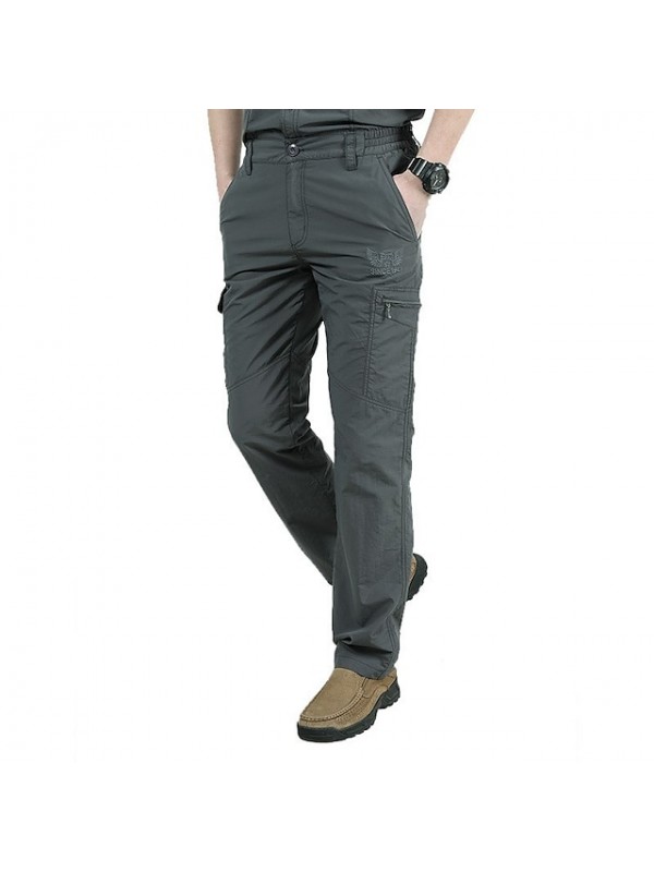Men's Tactical Hiking Pants Zipper Pocket Lightweight Work Military Pants Cargo Pants Summer Outdoor Thermal Warm Waterproof Breathable Quick Dry Pants  Bottoms Camping Hunting Climbing M L XL XXL #8165214