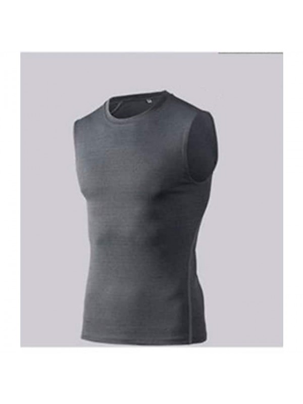 YUERLIAN Men's Sleeveless Compression Tank Top Base Layer Athletic Winter Elastane Quick Dry Stretchy Sweat wicking Gym Workout Exercise & Fitness Basketball Running Sportswear Solid Colored Neon #6039716