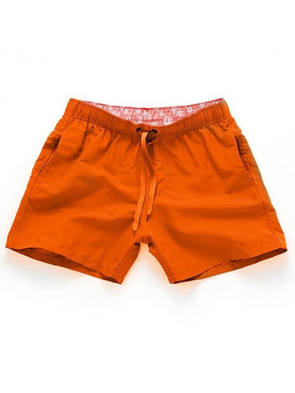 Men's Swim Shorts Swim Trunks Bottoms Quick Dry Breathable Micro-elastic Drawstring - Swimming Water Sports Solid Colored Summer #7983509