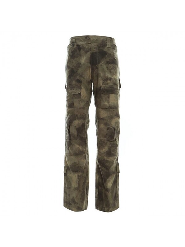 Men's Camouflage Hunting Pants Tactical Pants Ripstop Windproof Breathable Quick Dry Winter Autumn Camo / Camouflage Bottoms for Camping / Hiking Hunting Combat Jungle camouflage Black camouflage ACU #8777489