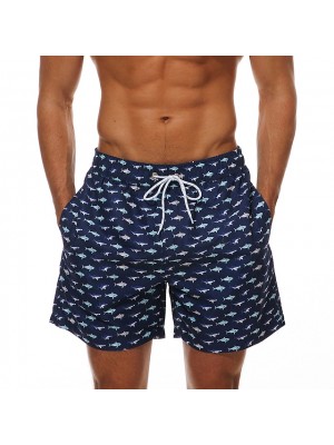 Men's Swim Shorts Swim Trunks Bottoms Quick Dry Inelastic Drawstring - Swimming Surfing Water Sports Optical Illusion Autumn / Fall Summer #8022373