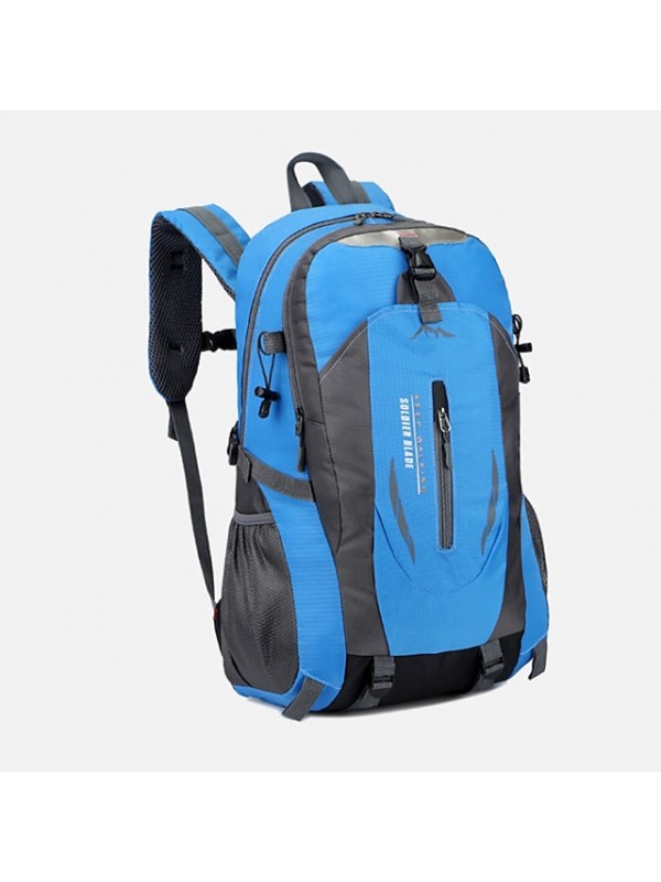 Daofeng 55 L Hiking Backpack Rain Waterproof Fast Dry Breathable High Capacity Outdoor Fishing Hiking Cycling / Bike Camping Polyester Nylon Red Blue Green #7387601