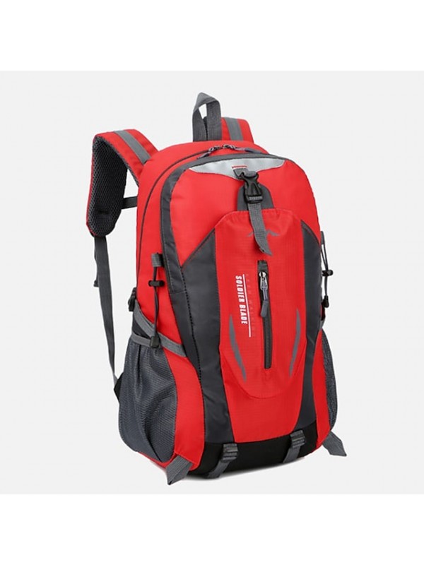 Daofeng 55 L Hiking Backpack Rain Waterproof Fast Dry Breathable High Capacity Outdoor Fishing Hiking Cycling / Bike Camping Polyester Nylon Red Blue Green #7387601