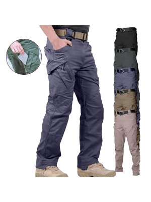 Men's Tactical Pants Water Repellent Ripstop Cargo Pants Operator Work Pants 9 Pockets Outdoor Military  Lightweight Combat Army Pants with Multi Pocket Black Gray Green Climbing Hunting Fishing #8203728