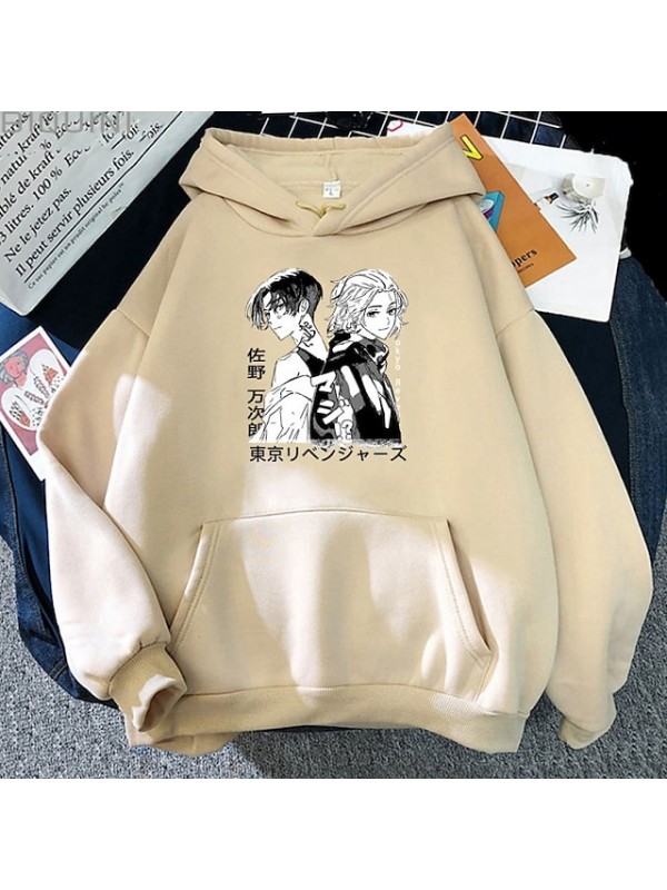 Inspired by Tokyo Revengers Sano Manjiro Anime Cartoon Polyster Print Harajuku Graphic Kawaii Hoodie For Men's / Women's #8789914