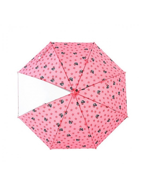 Boys and Girls Umbrella Full Printed Shade Transparent Sunny Umbrella #9024643