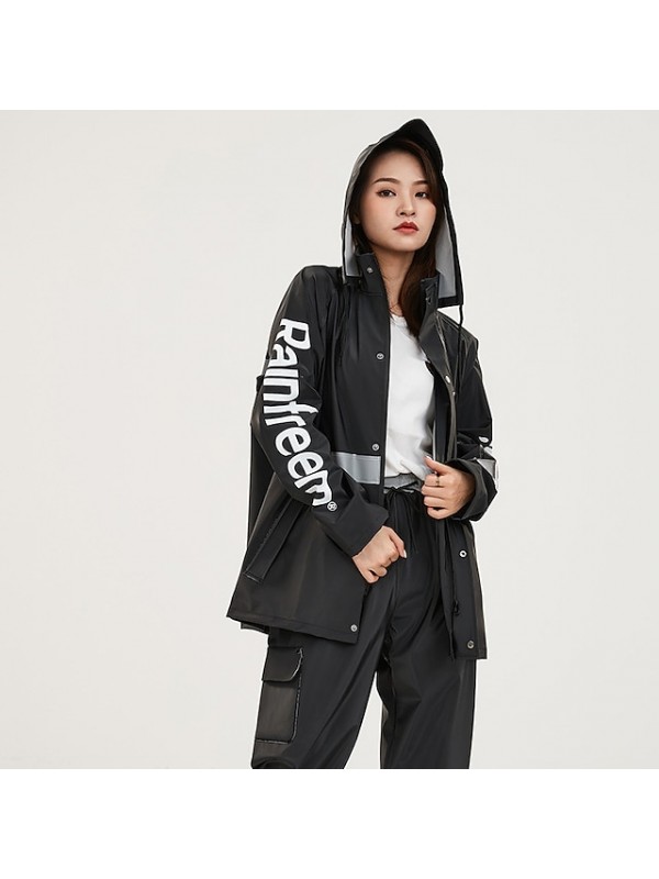 Raincoats Rainpants Rainstorm Suits Thickened Takeaway Rides Motorcycle Long Ponchos #9023571