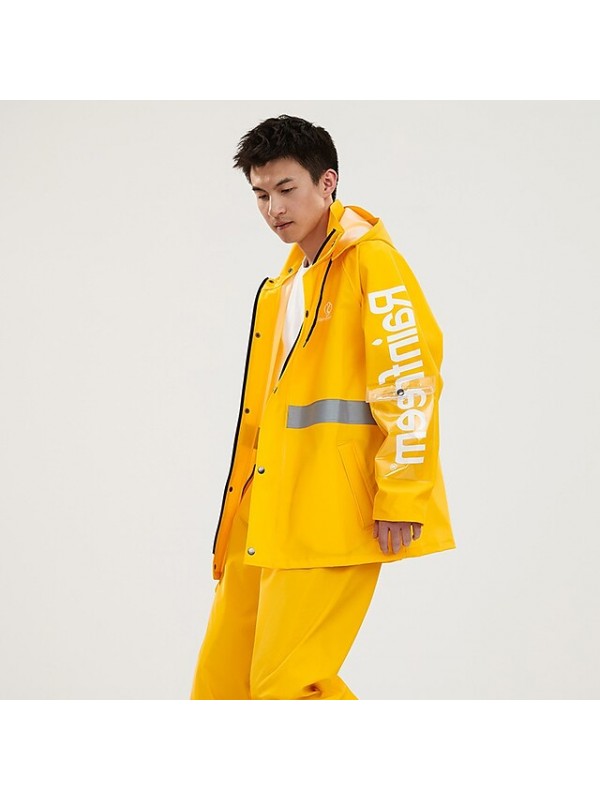 Raincoats Rainpants Rainstorm Suits Thickened Takeaway Rides Motorcycle Long Ponchos #9023571