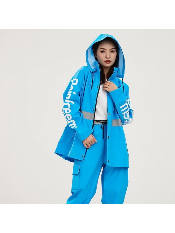 Raincoats Rainpants Rainstorm Suits Thickened Takeaway Rides Motorcycle Long Ponchos #9023571
