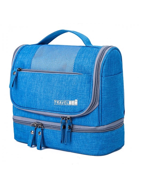 Waterproof Case Toiletry Bag Waterproof Portable Moistureproof Travel Storage Oxford Cloth Gift For Men and Women 25*21*13 cm #8862924