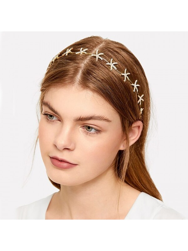 Wedding Bridal Alloy Headbands / Headdress / Headpiece with Crystals / Crystals / Rhinestones 1 PC Wedding / Special Occasion Headpiece #9034148