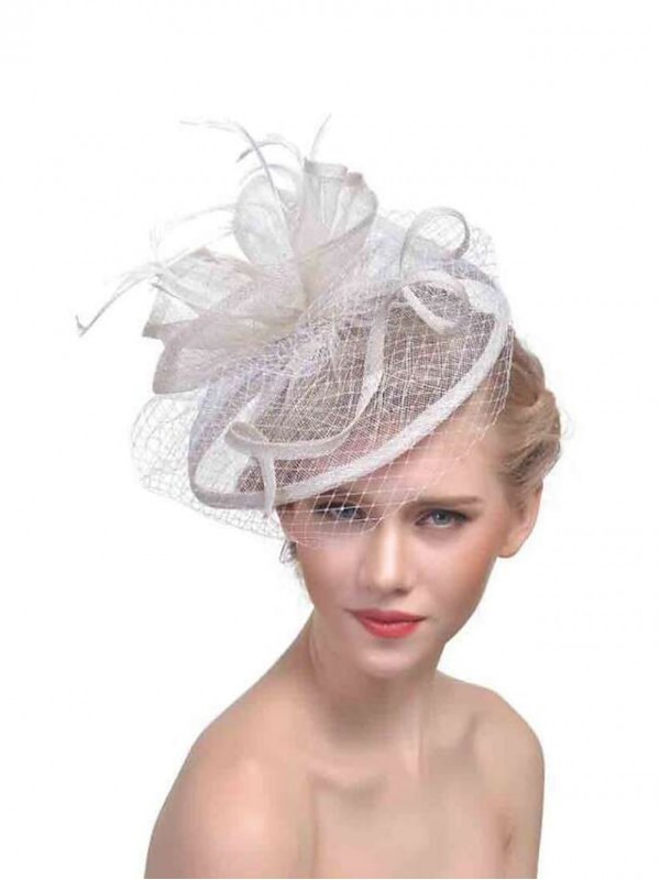 Women's Hair Clip Party Party Solid Color Headwear / Black / Yellow / Red / Blue / Purple #8774508
