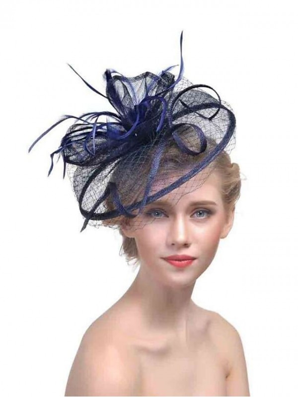 Women's Hair Clip Party Party Solid Color Headwear / Black / Yellow / Red / Blue / Purple #8774508