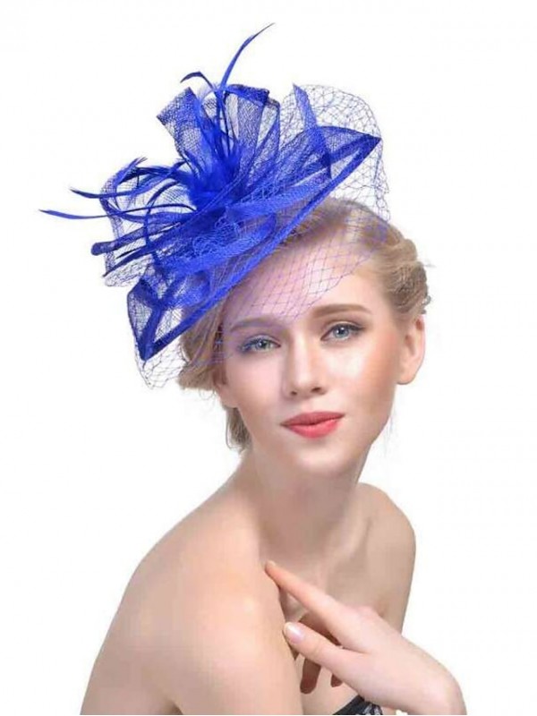 Women's Hair Clip Party Party Solid Color Headwear / Black / Yellow / Red / Blue / Purple #8774508