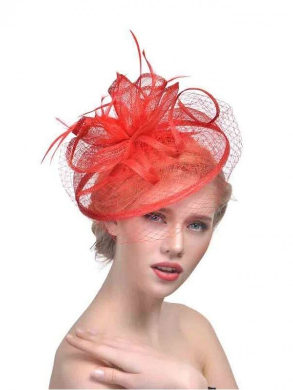 Women's Hair Clip Party Party Solid Color Headwear / Black / Yellow / Red / Blue / Purple #8774508
