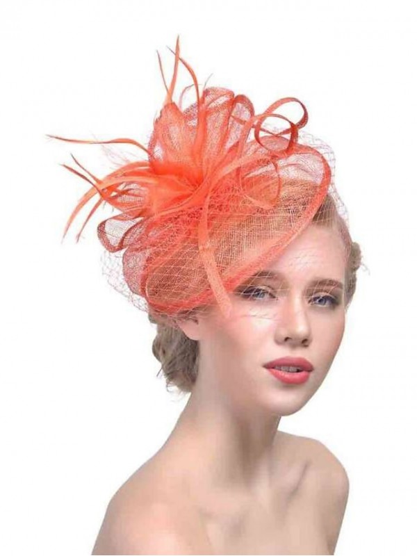 Women's Hair Clip Party Party Solid Color Headwear / Black / Yellow / Red / Blue / Purple #8774508