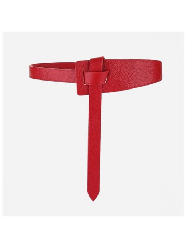 Women's Wide Belt Party Street Dailywear Daily Black White Belt Pure Color Red Brown Khaki Fall Winter #8538061
